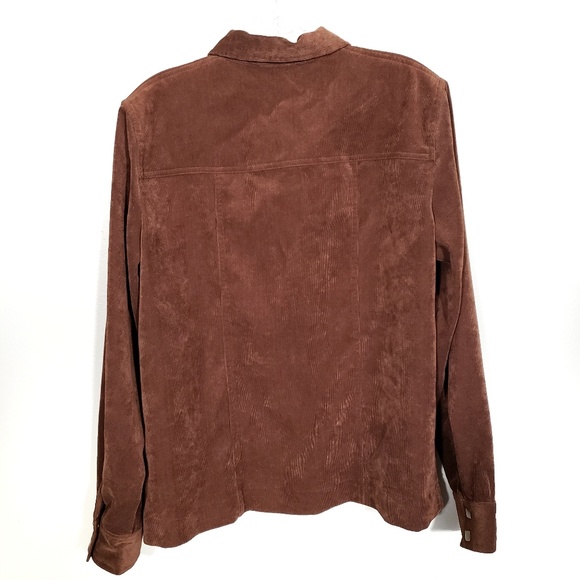 Tan Jay Brown Corduroy Jacket with Metal size 10 - Picture 4 of 6
